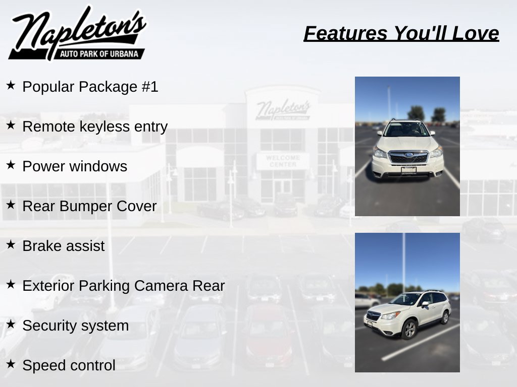 Used 2015 Subaru Forester 2.5i Premium w/ Popular Package #1 AWD/4WD image 5
