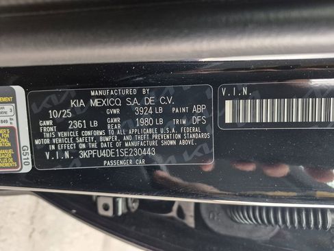 New 2025 Kia K4 EX image 27