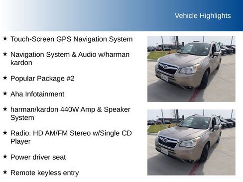 Used 2015 Subaru Forester 2.5i Limited w/ Popular Package #2 image 3