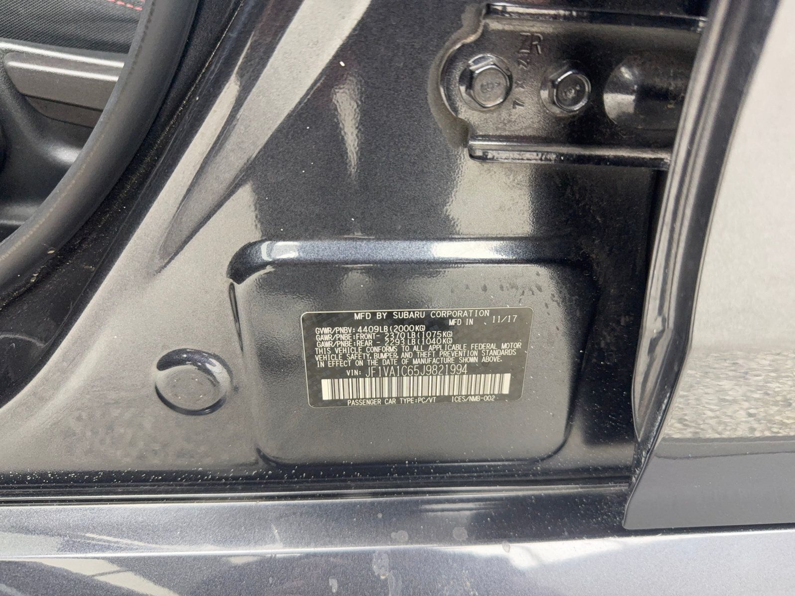 Used 2018 Subaru WRX Premium AWD/4WD image 57