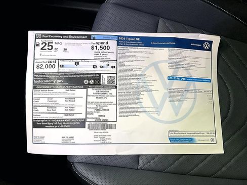 New 2026 Volkswagen Tiguan SE image 35