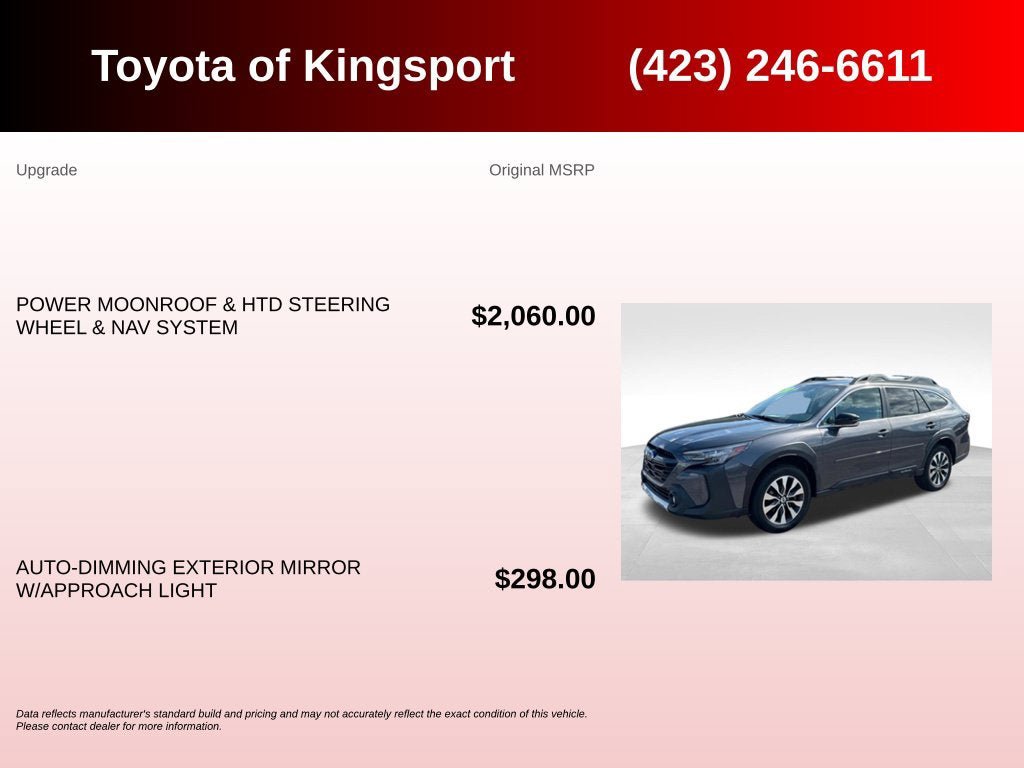 Used 2024 Subaru Outback Limited AWD/4WD image 3