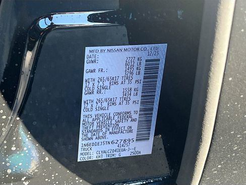 New 2026 Nissan Frontier SV image 32