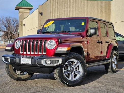 Used 2022 Jeep Wrangler Unlimited Sahara w/ Cold Weather Group image 1