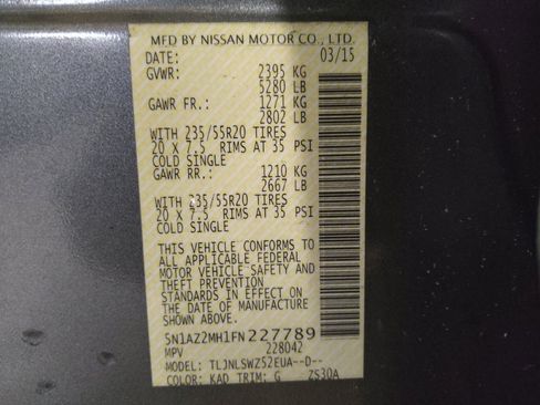 Used 2015 Nissan Murano Platinum w/ Platinum Technology Package image 33