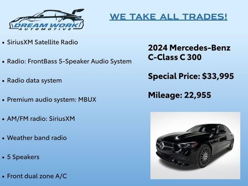 Used 2024 Mercedes-Benz C 300 Sedan image 2