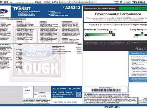 New 2026 Ford Transit 350 148 High Roof Extended DRW image 23