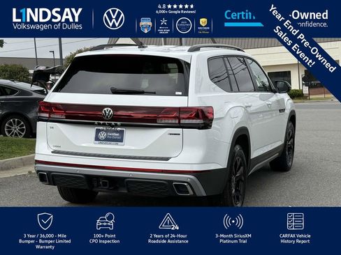 Certified 2025 Volkswagen Atlas Peak Edition SE image 8