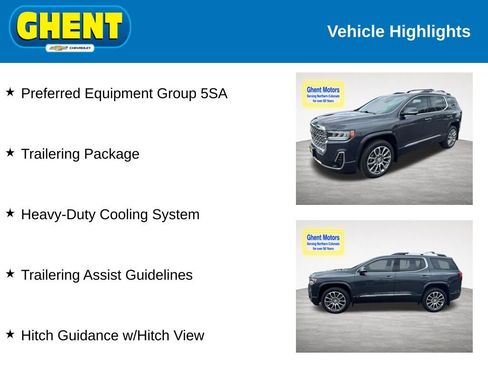 Used 2023 GMC Acadia Denali w/ Trailering Package AWD/4WD image 2
