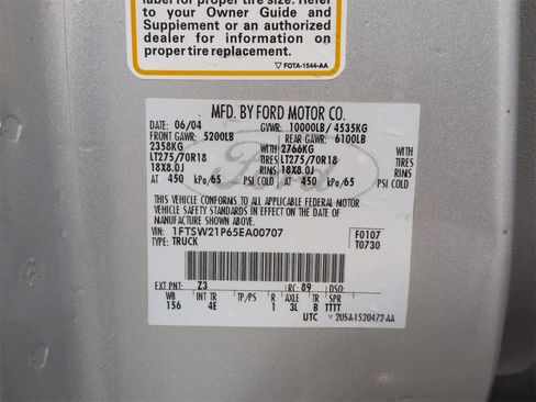 Used 2005 Ford F250 4x4 Crew Cab Super Duty image 33