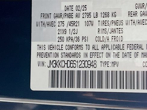 Used 2025 MAZDA CX-90 3.3 Turbo w/ Premium Sport Pkg AWD/4WD image 29