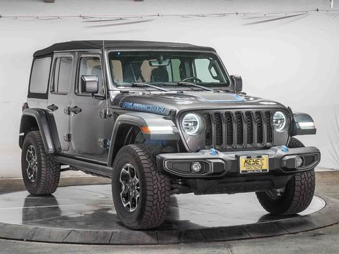 Used 2021 Jeep Wrangler Unlimited Rubicon 4xe AWD/4WD image 5