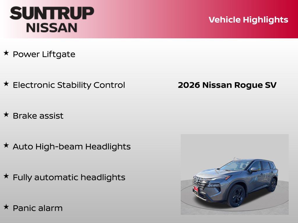 Certified 2026 Nissan Rogue SV AWD/4WD image 30