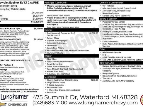 New 2026 Chevrolet Equinox EV LT w/ Active Safety Package 3 FWD image 33