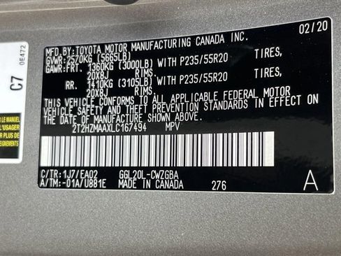 Certified 2020 Lexus RX 350 FWD w/ Premium Package image 23