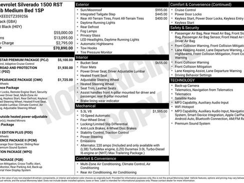 New 2026 Chevrolet Silverado 1500 RST w/ RST All Star Premium Package AWD/4WD image 26