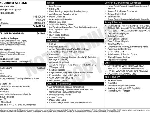 Used 2023 GMC Acadia AT4 w/ LPO, Floor Liner Package image 39