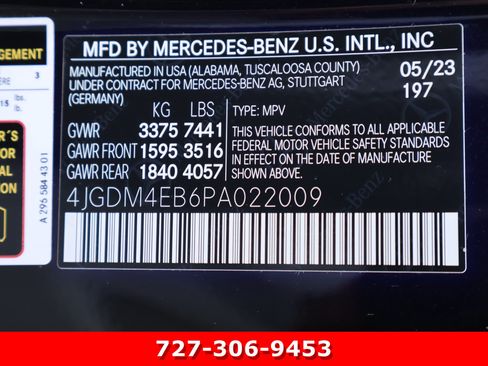 Certified 2023 Mercedes-Benz EQS 580 4MATIC SUV image 30
