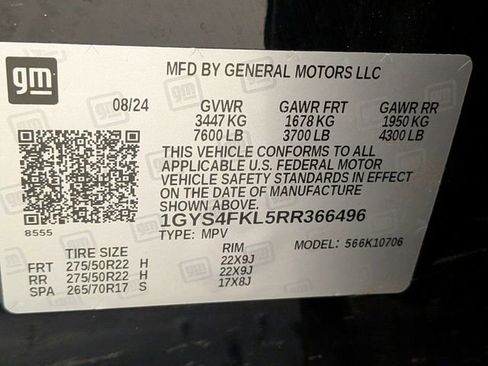Certified 2024 Cadillac Escalade Sport w/ LPO, ONYX Package AWD/4WD image 31