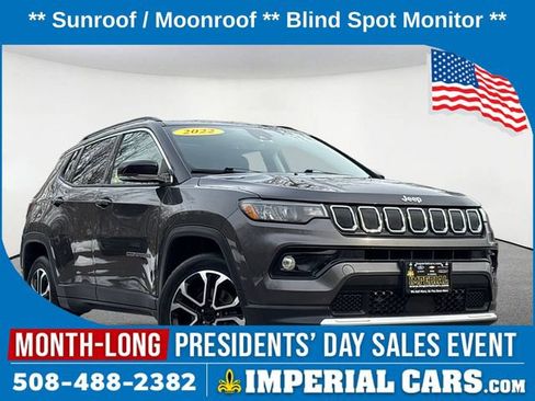 Used 2022 Jeep Compass Limited w/ Sun and Sound Group image 1