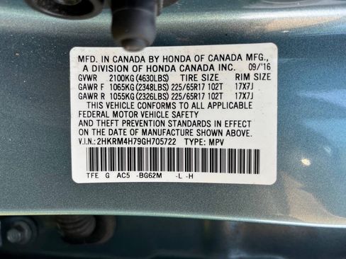 Used 2016 Honda CR-V EX-L image 14