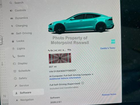 Used 2026 Tesla Model S Plaid AWD/4WD image 3