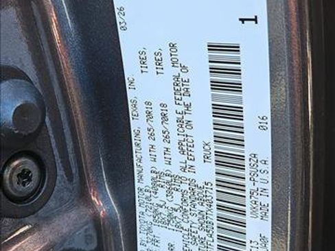 New 2026 Toyota Tundra SR5 AWD/4WD image 17