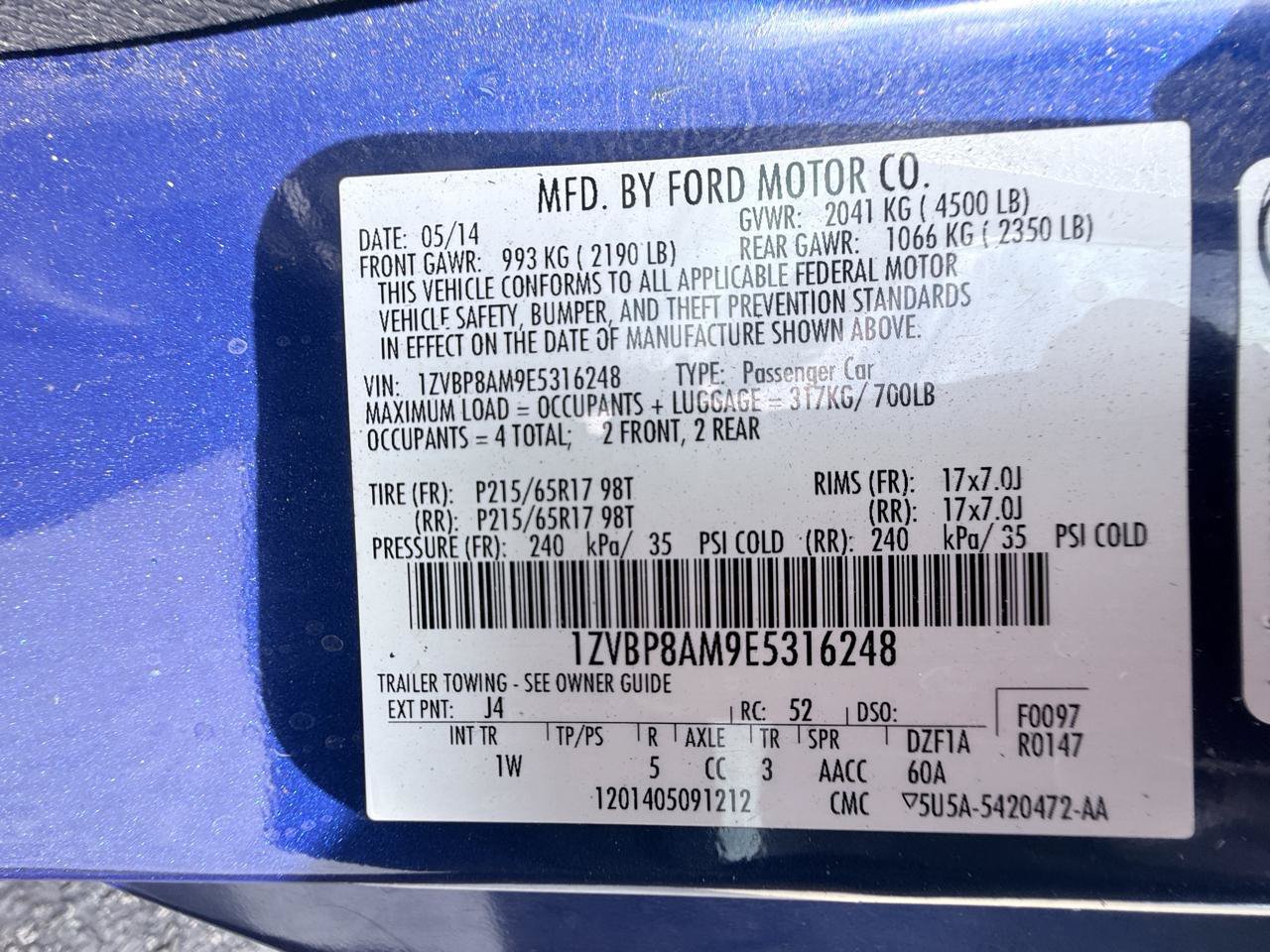 Used 2014 Ford Mustang Coupe w/ Equipment Group 102A RWD image 18