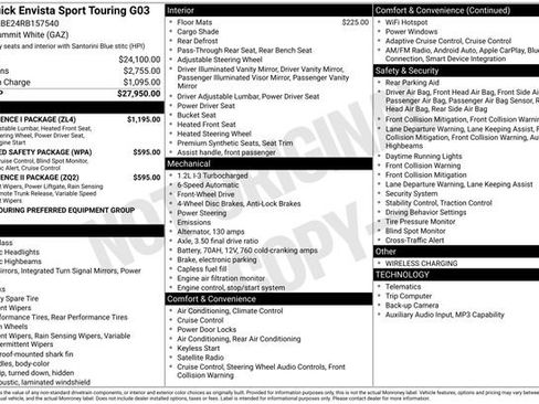 Used 2024 Buick Envista Sport Touring w/ Convenience I Package FWD image 6