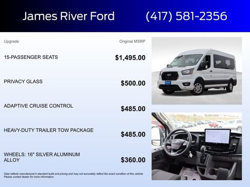 New 2025 Ford Transit 350 XLT image 5