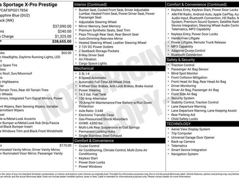 Certified 2023 Kia Sportage X-Pro Prestige AWD/4WD image 38