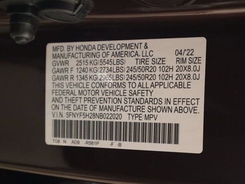 Used 2022 Honda Pilot Special Edition image 40