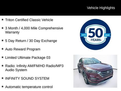 Used 2017 Hyundai Tucson Limited w/ Limited Ultimate Package 03 AWD/4WD image 5