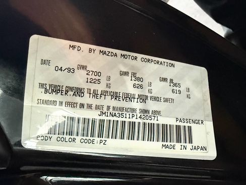 Used 1993 MAZDA MX-5 Miata Limited Edition image 16