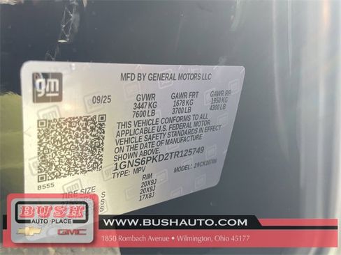 New 2026 Chevrolet Tahoe Z71 w/ Z71 Off-Road Package image 35