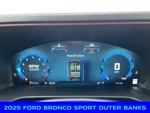 New 2025 Ford Bronco Sport Outer Banks w/ Sasquatch Outer Banks Package image 2
