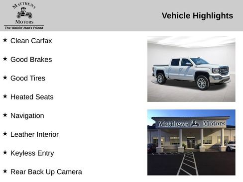 Used 2018 GMC Sierra 1500 SLT w/ SLT Premium Package AWD/4WD image 14