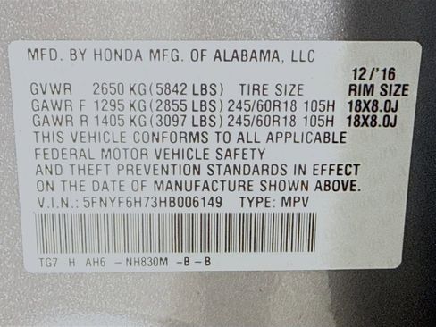 Used 2017 Honda Pilot EX-L image 32