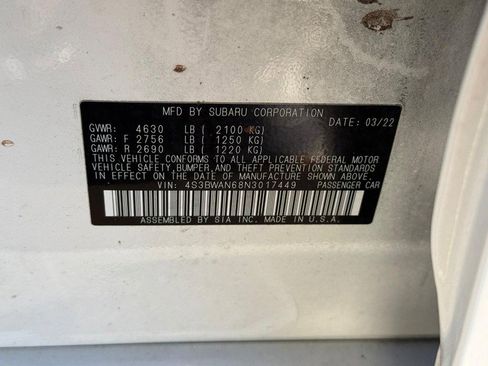 Used 2022 Subaru Legacy Limited image 28