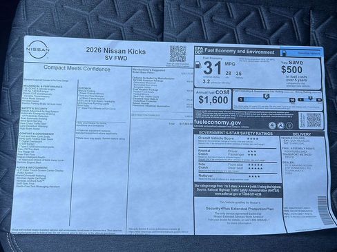 New 2026 Nissan Kicks SV w/ SV Premium Package image 28
