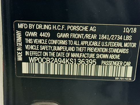 Certified 2019 Porsche 911 Carrera 4 GTS image 30