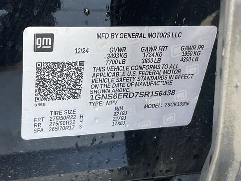 Used 2025 Chevrolet Suburban RST w/ Sun And Tow Package image 36