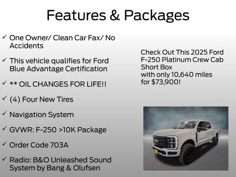 Used 2025 Ford F250 4x4 Crew Cab Super Duty image 4