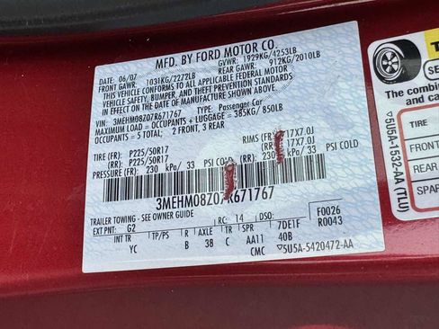 Used 2007 Mercury Milan Premier FWD image 16
