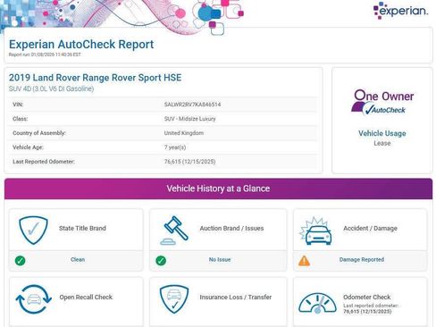 Used 2019 Land Rover Range Rover Sport HSE image 17