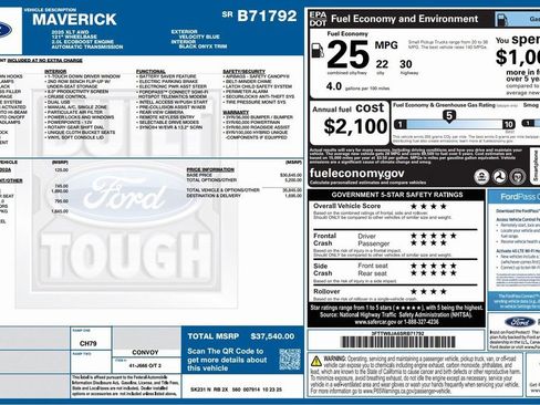 New 2025 Ford Maverick XLT w/ XLT Luxury Package image 2