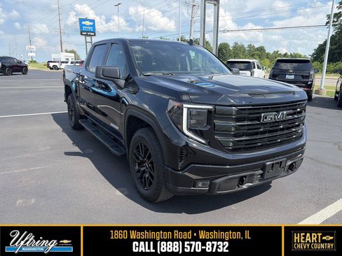 Used 2024 GMC Sierra 1500 Elevation w/ LPO, Elevation Black Package AWD/4WD image 1