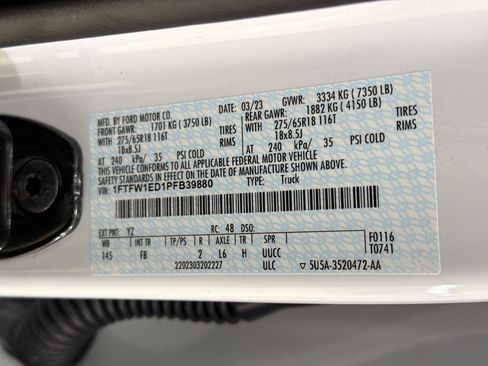 Certified 2023 Ford F150 XLT w/ Equipment Group 302A High image 20