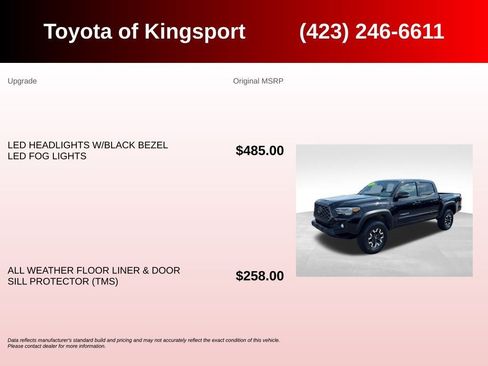 Used 2023 Toyota Tacoma TRD Off-Road AWD/4WD image 3