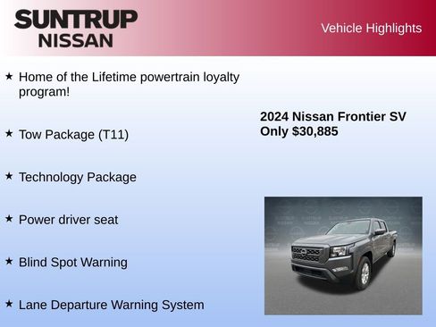 Used 2024 Nissan Frontier SV w/ Technology Package image 8